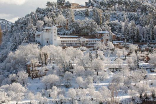 sneeuw el generalife
